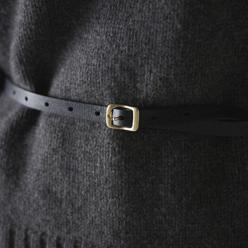 

YURT BASIC SLIM BELT_BK BLACK