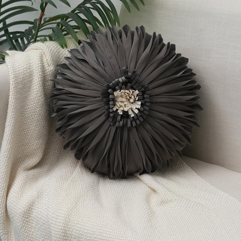 Nordic Minimalist Floral Throw Pillow Cover – Modern, High-End, Comfortable Design for Living Room & Bedroom