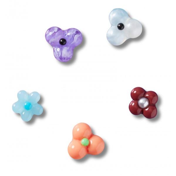 Crocs Набор из 5 Jibbitz Цветочный микс 10015978 FREE