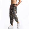 Pantaloni Casual da Uomo Estate e Autunno Patchwork Vivace Stampati Pantaloni con Coulisse Vita Elastica con Coulisse Alla Moda e Comodi