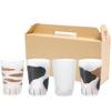Tumbler Coconeco Glass Coconeco Parent Cat 4 Pattern Assorted In Special Craft Made In Japan [300ml / Set] Box,