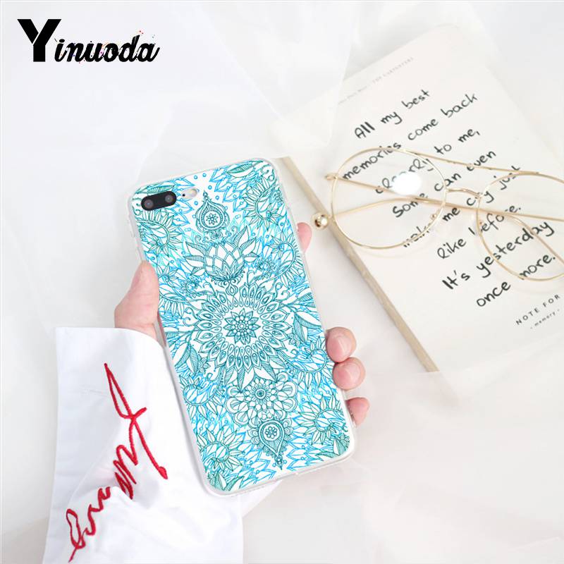 

Yinuoda Mandalas Flower Funda Coque новый роскошный чехол для телефона iPhone 138 7 6 6S Plus X 10 5 5S SE XR XSMAX11 11pro 11promax iPhone 5 5s SE