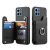 MOTO Edge60 Phone Case Wallet with Ring Holder, Compatible with Edge75