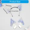 Machinery Cats Ear Headband Cosplay Costume Hairhoop for Masquerades Party Hairband Anime Headwear Role Play Accessory