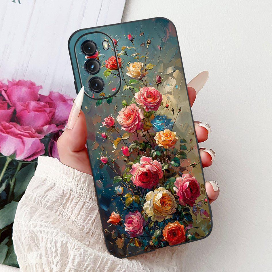 For Motorola Moto G 2022 Case Cover Fashion Butterfly Flower Soft Silicone Phone Cases For Moto G 5G Plus 2020 XT2075 Back Cover