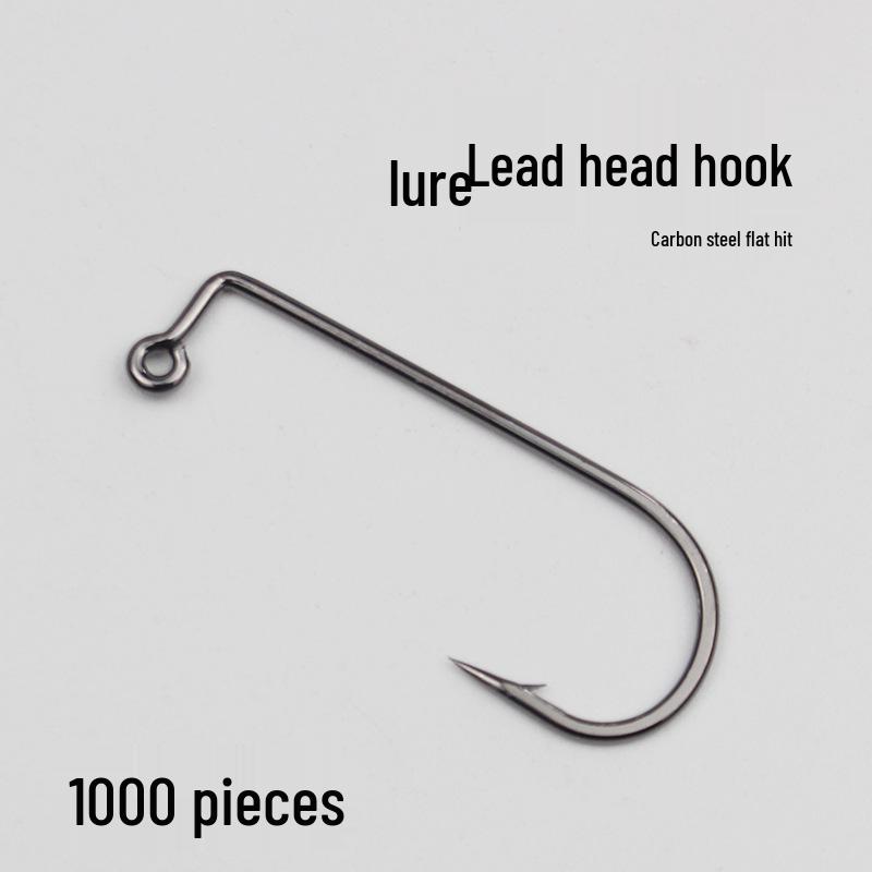 

Джиг-головка Крючок из углеродистой стали с бородкой для сига, окуня, судака, мандариновой рыбы - Крючок для кренков 6