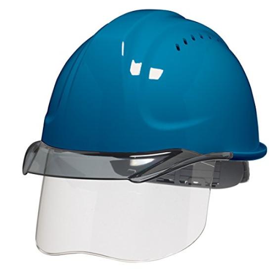

Helmet with Work Aero Sky [DIC Plastics] Shield, Use, Ventilated, Mesh, SYA-CSV-SFE4M-M2, Blue/Smoke