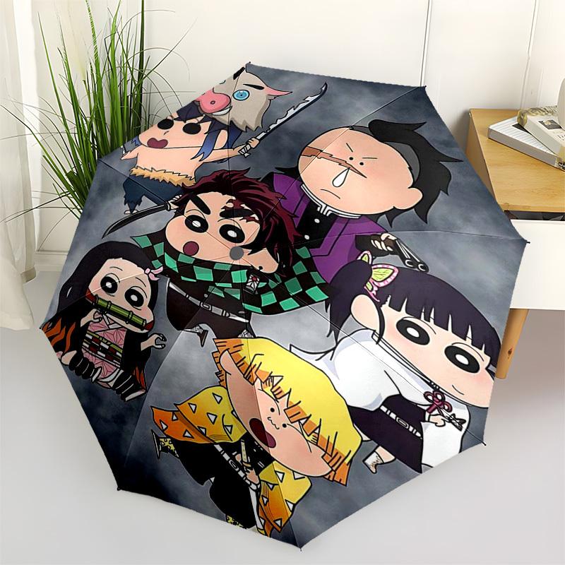 

1pc Automagic Opening Umbrella with Cartoon Characters | Portable 3-Fold Design | 8-Bone Iron Frame | Outdoor Umbrella | Ideal Gift for Fans, Traveler