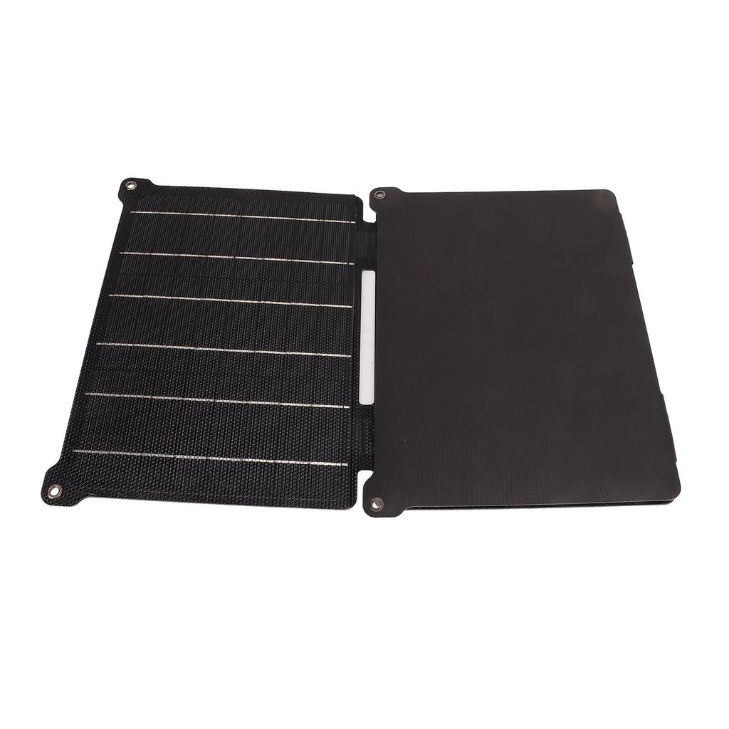 Caricabatterie Solare Pieghevole 21W 5V 12V ETFE Power Bank Portatile per Telefono Pacco di Ricarica Solare