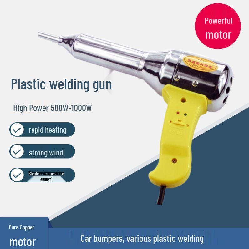 750W High-Power Portable Hot Air Plastic Welding Gun for PVC/PE/PP Industrial Use
