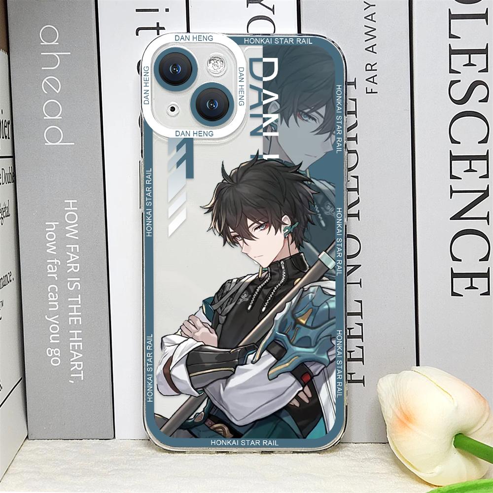 Honkai Star Rail Sampo Jing Yuan Kafka Phone Case for IPhone 16 15 Pro Max 7 8 14 Plus 13Mini 12 11 X XS Soft Clear Cover Fundas