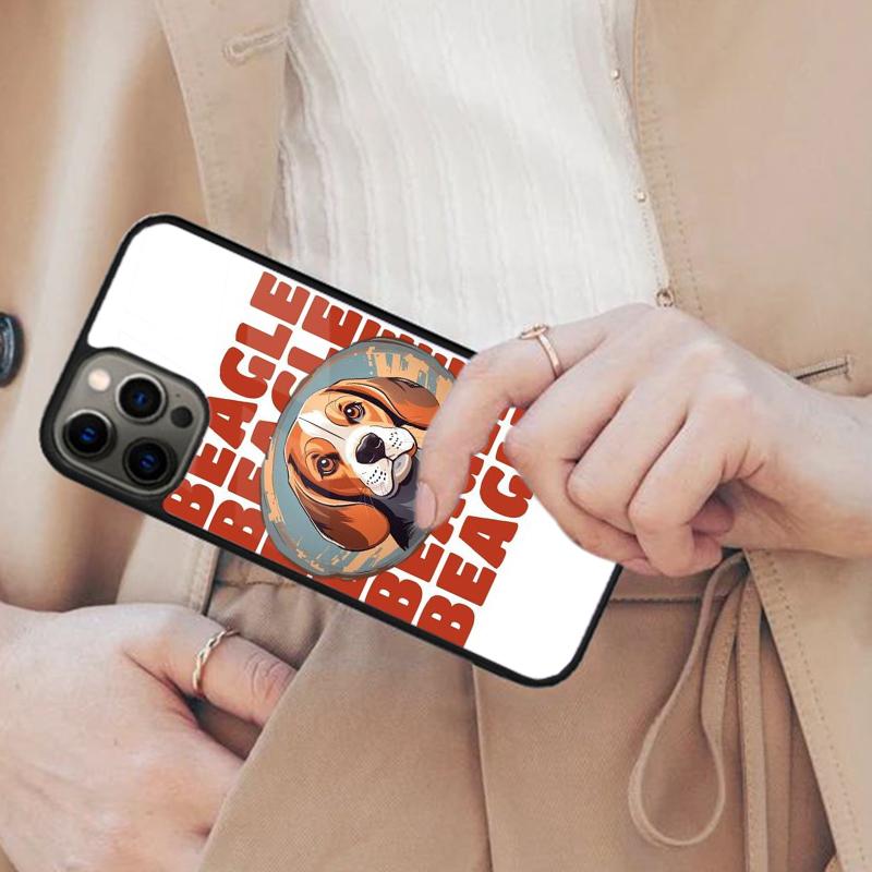 The Beagles Funny Cartoon Dog Magnetic Phone Case For APPLE iPhone 17 Air 16 14 13 12 Pro Max 15 Plus Wireless MagSafe Cover