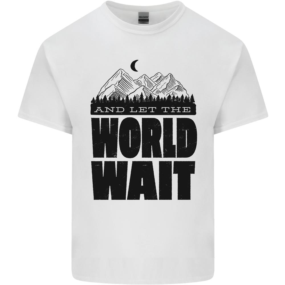 Mountain World Wait Hiking Trekking Walking Kids T-shirt Childrens XXXL