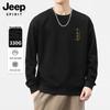JEEP SPIRIT Men's Printed Round Neck Sweatshirt