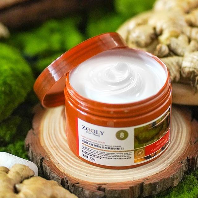 ZOOLY - №8 Имбирный успокаивающий массажный скраб для кожи головы 300ml