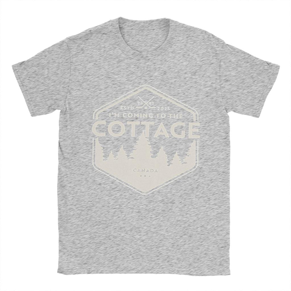 Unisex IM Coming To The Cottage RoUnisexce Hockey T Shirts Heated Rivalry Pure Cotton Clothes Novelty Round Neck Tees Big Size TShirt