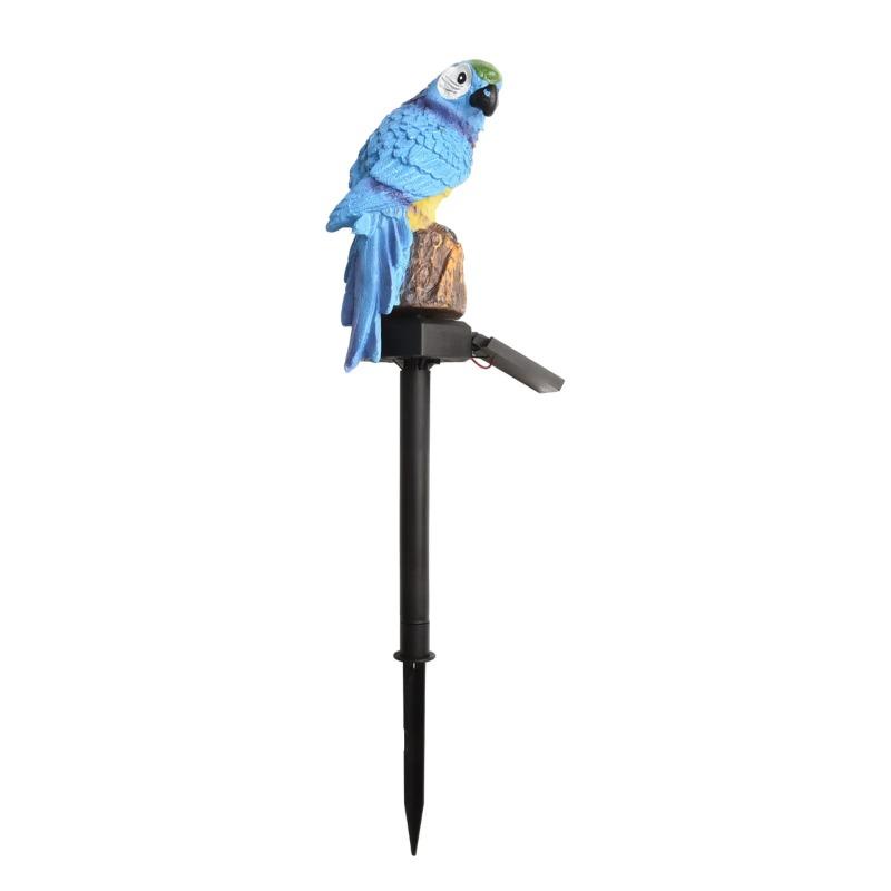 Solar Powered Parrot Garden Light: Waterproof Resin Ornament For Nighttime Holiday Decorations Home Decor Supplies