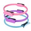 Pilates Ring Resistance Circle With Non Slip Handles For Home Fitness Leg Arm Back Stretching Training ABS Fiberglass Exercise Tool