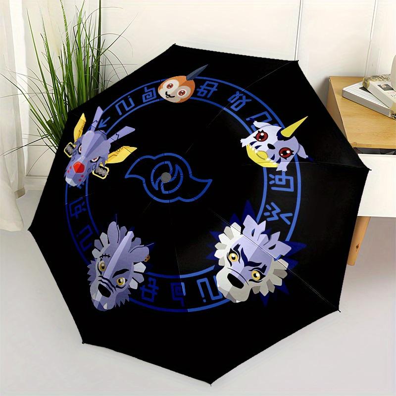 

1pc Zodiac Animal Crest Umbrella with Plastic Handle,Suitable for All Seasons Home Travel Outdoor UmbrellaM1127