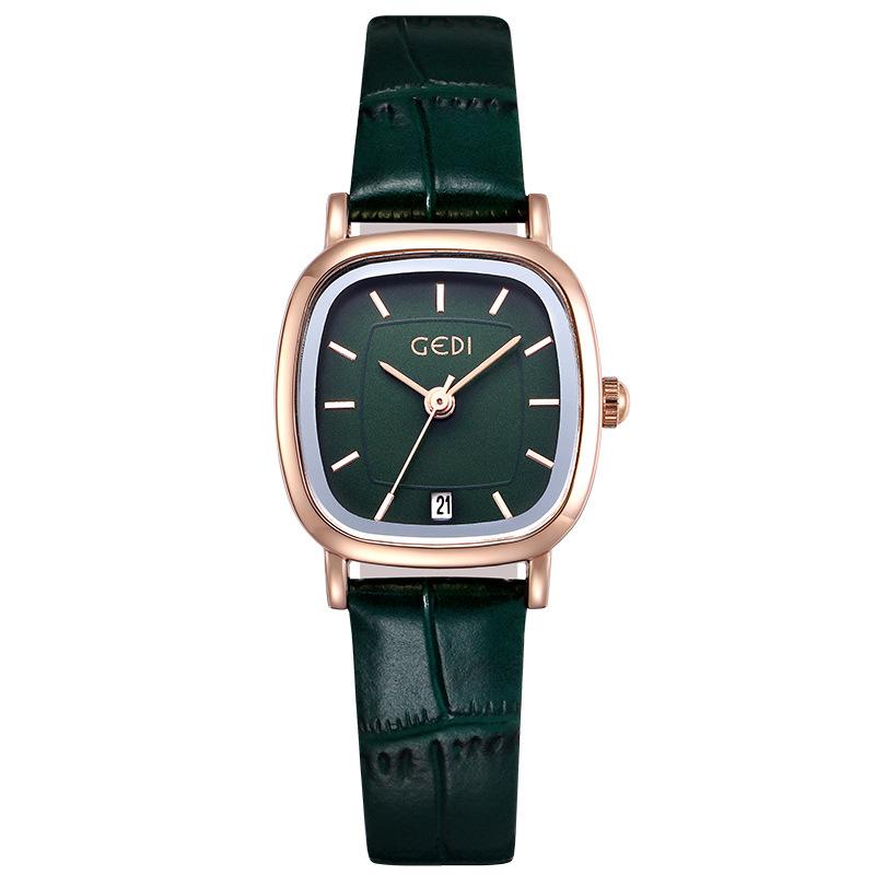 Watch Belt, Simple Temperament, Light Luxury, Small And Exquisite Women'S Square Watch, Support