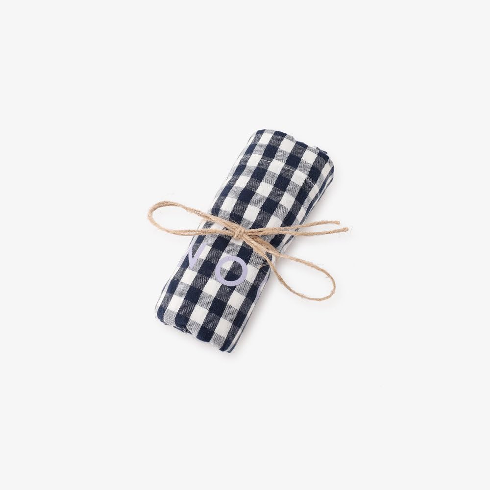 Afternoon Tea Living JA02 Gingham Check Tote Bag, Medium, Black