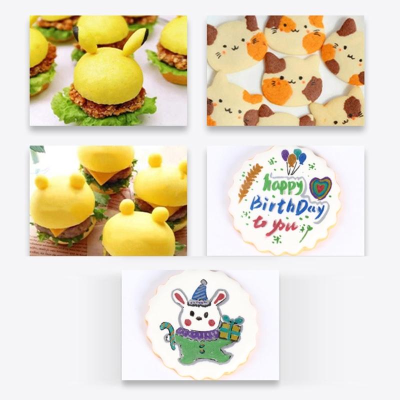 Food Coloring Pens Color Double Sided Edible Food Coloring Marker with Fine and Thick Tip Food Grade Marker for DIY