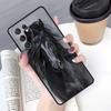 Schöne schwarze Pferd Handyhülle Cover Für Samsung Galaxy S24 S25 Ultra S21 S22 Ultra S10E Note 10 Plus Note 20 FE S23