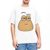 Verwirrtes Pou Mein Haustier Alien Herren Damen T-Shirt Anime Spiel The Maw Merchandise Vintage T-Shirts T-Shirt Baumwolle Übergröße Kleidung