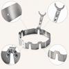 Gas Stove Cookware Support Rings, Rustproof Steel Gas Stove Windshield, Gather Fire Hood, Heat Saving for Home Cooking
