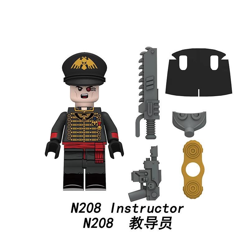 

N201-208 Військовий конструктор Мініатюрний Інструктор Спітфайр Солдат Зв язку Солдат Пазл Іграшка з Дрібних Деталей