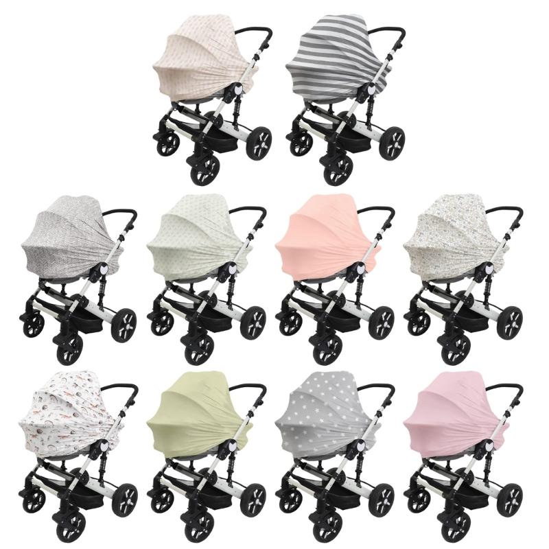 Soft Breastfeeding Towel Nursing Cover Safety Seat Sunshade Windproof Sleeve Baby Strollers Carrying Basket Cover