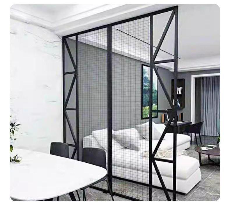 Decoratief Gesmeed IJzeren Gaas: Diamantdraad in Industriële Stijl voor Muren, Plafonds en Scheidingswanden.