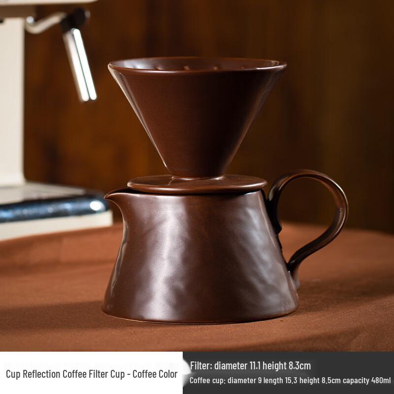 Kiln-Fired Ceramic V60 Pour Over Coffee Set