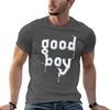 Messy Letters Good Boy Tshirt Work Utility Casual Tee Shirt