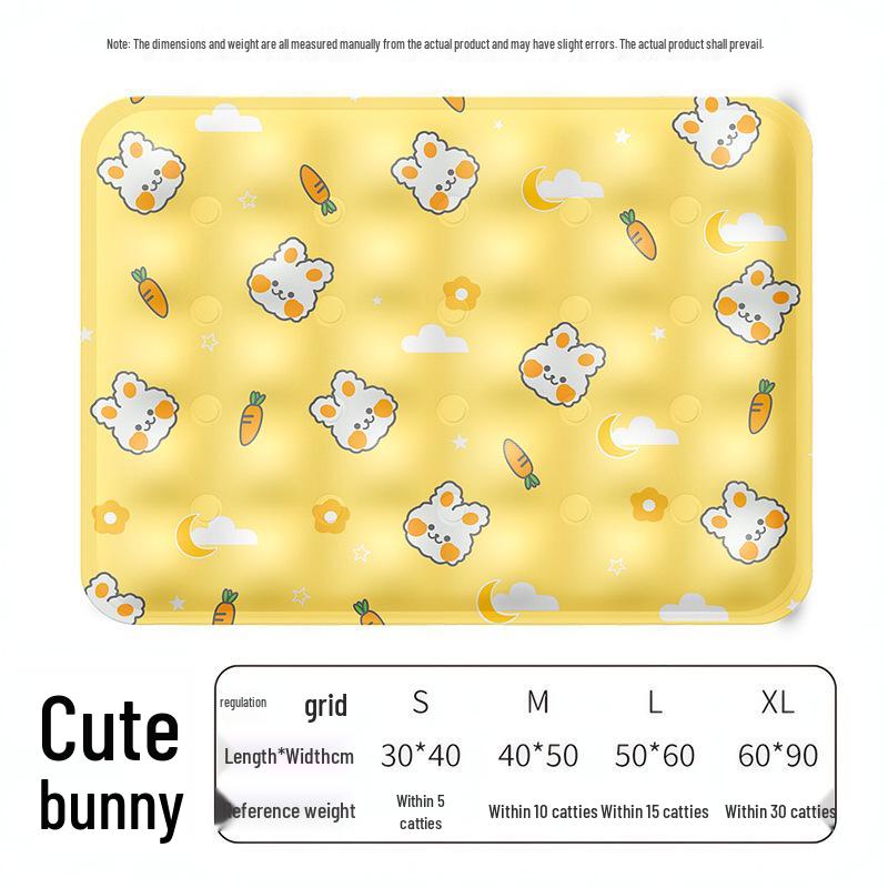 Pet Cooling Gel Mat: Scratch & Bite-Resistant Cushion for Cats and Dogs - Large Summer Cool Pad
