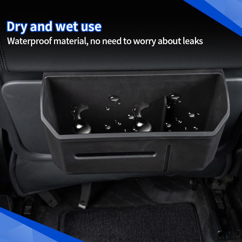 Storage Box Rear Seat Back For BYD Leopard 8 Denza B8 2025+ Cup Holder Tissue Storage Box Interior Upgrade Car Accessories