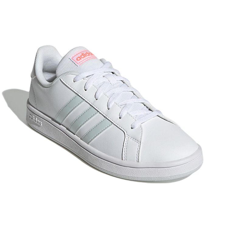 Adidas Neo Grand Court Comfortable Durable Low-Top Sneakers Women Sneakers White Blue GY3714
