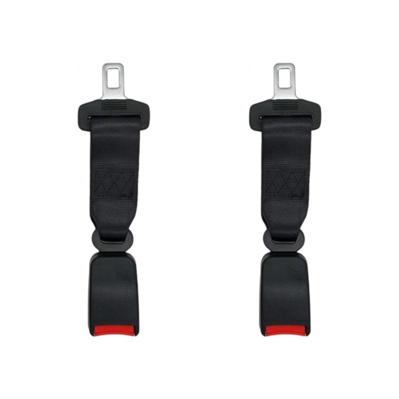 Double Automotive Seatbelt Extenders Heavy Duty ABS Seat Belt Lengtheners Ergonomic Design for Best Passenger Space