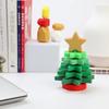 Christmas Tree Silicone Baby Sensory Toy 6-12 Months Toddler Montessori Preschool Learning Stacking Travel Toys, Gifts for Kids
