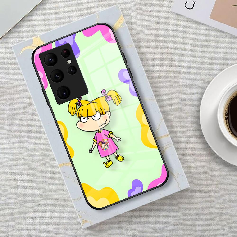 Cartoon Funny R-rugrats Phone Case For Samsung S26 S25 Edge Ultra 23 22 21 20 Ultra Plus S24 Fe Glass Cover