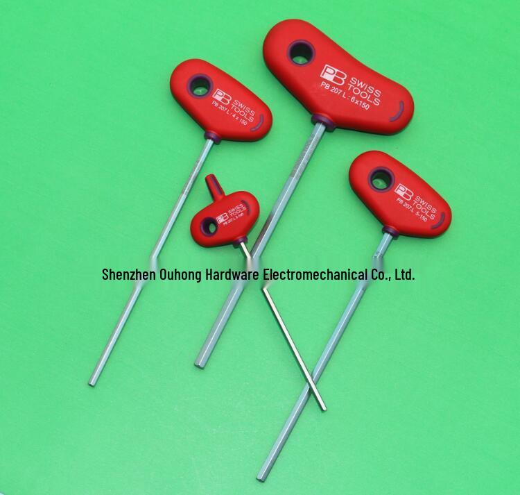 Swiss PB SWISS TOOLS T-handle Hex Key Set 3, 4, 5, 6mm 2.5mm - 100mm