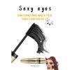 YANQINA Golden Tube Mascara Waterproof, Long and Smudge-Free Three-in-One 3D Mascara with Silicone Head