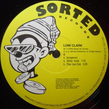 

12inch Record LONI CLARK - U SO20102 Sorted Records 1994 US Dance & Electronica Used