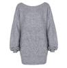 Women's Knit Off-Shoulder Lantern Sleeve Sweater Dress - Autumn/Winter 2025 Collection