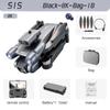 S1S Fırçasız İHA 4k Profesyonel 8K HD Kamera Engellerden Kaçınma Hava Fotoğrafçılığı Katlanabilir Quadcopter RC İHA