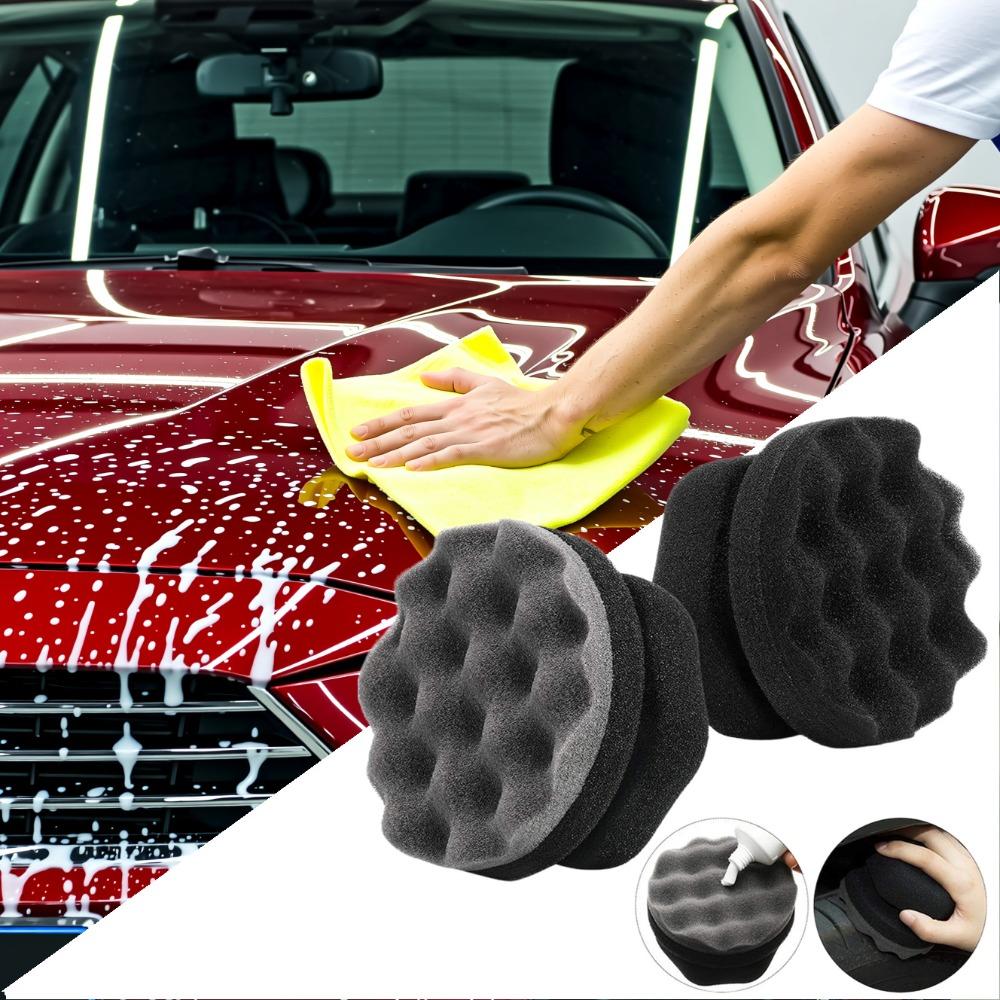 Foam Hex Grip Pads Hex Grip Wheel Detailing Sponge Auto Tire Shine Applicator  Auto Detailing