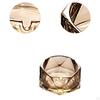 Glass Ashtray Modern Craft Luxury Gift Ash Tray Holder for Home Tabletop Color A