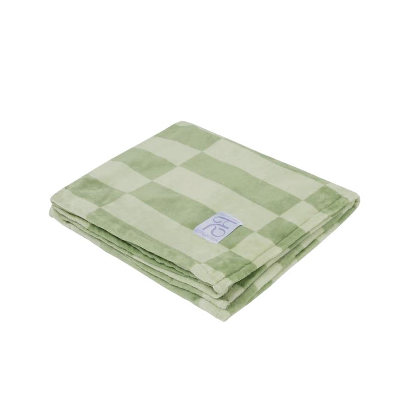 The Beast Home Chessboard Flannel Throw Blanket