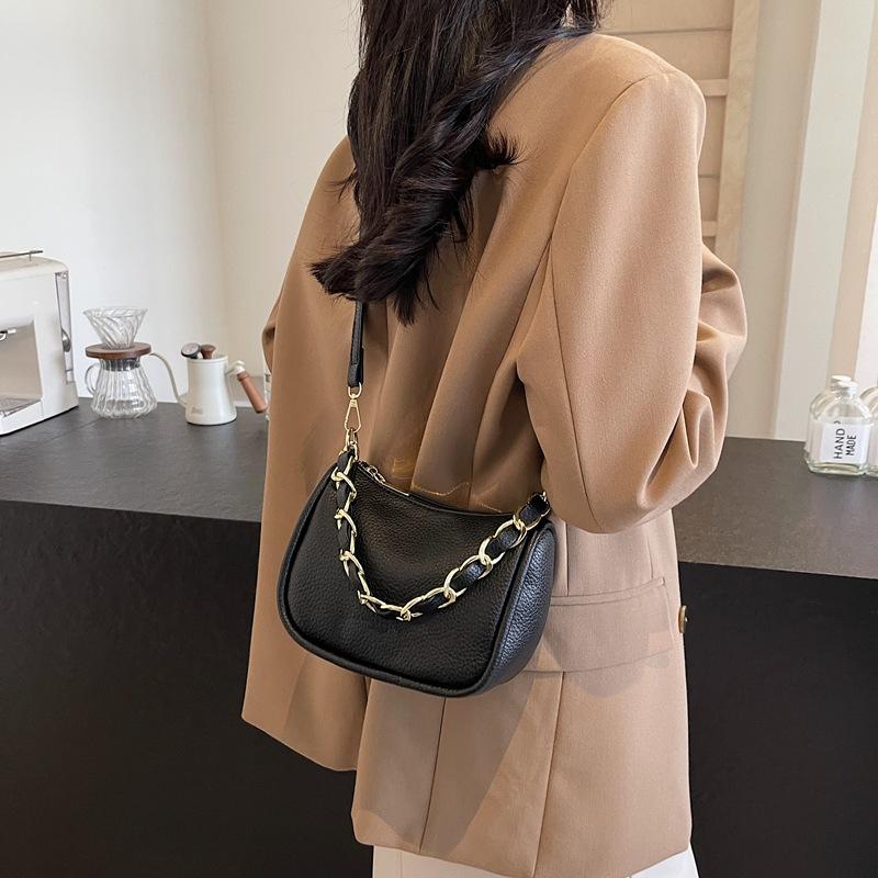 Trendy Popular Bags Women's Bags 2025 New Ins Versatile High-end Niche Messenger Bag Chain Portable Small Square Bag