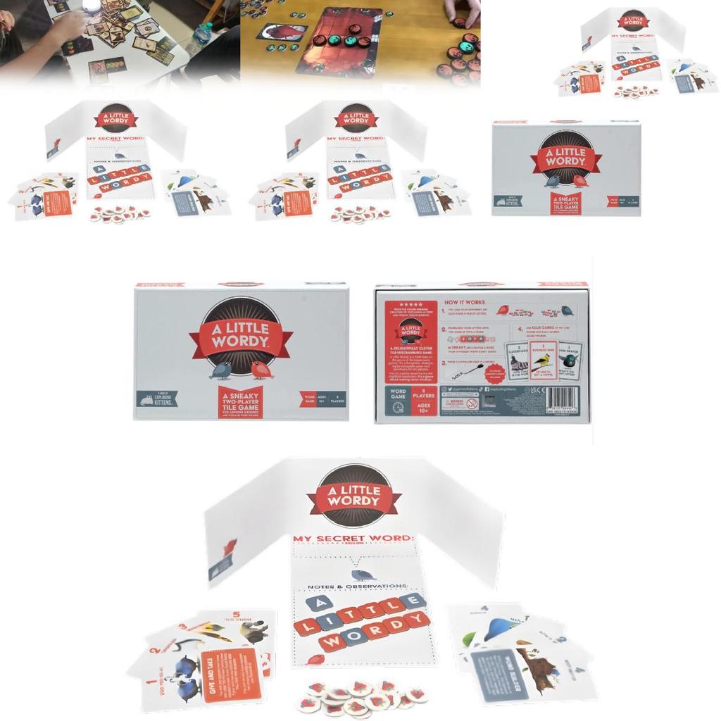 A Little Wordy By Exploding Kittens Card Game For Educational And Recreational Family Activities